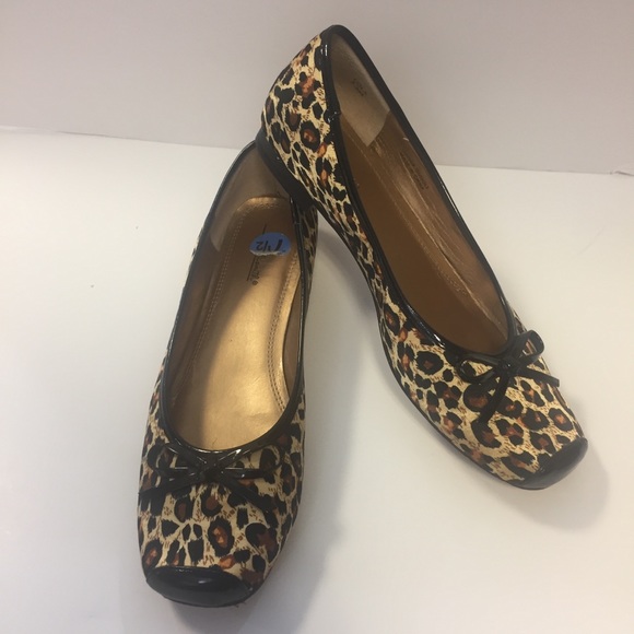 leopard print flats size 12
